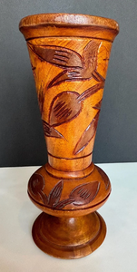 Jarrón de Madera Ecológico Hecho a Mano, Adorno Decorativo de Madera Sólida para Mesa y Estante, Ideal para Bodas, a Precios Bajos - Product Image 4