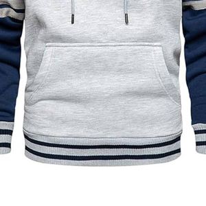 Sweat à capuche uni de haute qualité pour hommes, sweat à capuche en coton surdimensionné, streetwear, vente en gros de sublimation athlétique - Product Image 3