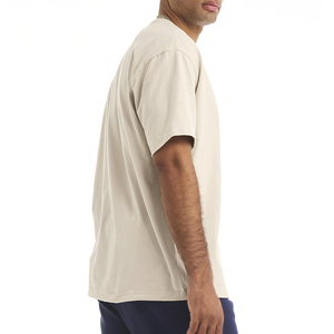 Camiseta de manga corta de alta calidad para hombre con patrón de personaje holgado Camiseta larga de color sólido Camiseta informal - Product Image 3