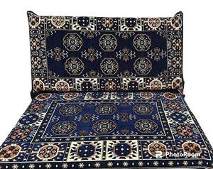 Sièges de sol arabes Canapé de sol arabe Sol de siège arabe | 90x70x10cm 3 pièces 1 Set - Product Image 5