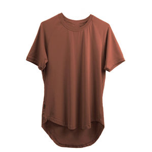 T-shirt en jersey de haute qualité pour homme, ourlet arrondi, coupe musclée, manches courtes, design vierge, musculation, été - Product Image 4