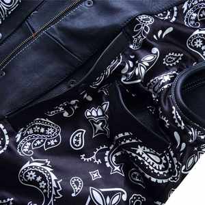 Veste en cuir matelassée de haute qualité, col montant, coupe-vent, respirante, décontractée, professionnelle, pour la saison hivernale, service OEM - Product Image 6