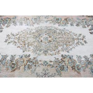 Turkish Large Rug, 5.8x9.3 ft Vintage Rug, <b>Brown</b> <b>Wool</b> Rug - Product Image 5