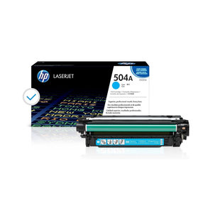 Cartouche de toner cyan originale 504A CE251A compatible de haute qualité pour imprimantes laser – Impression couleur vibrante - Product Image 1