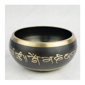 Meilleure qualité supérieure Vintage nouveauté bol de son chantant en laiton pur meilleurs prix de gros pour les bols de méditation de thérapie de yoga - Product Image 3