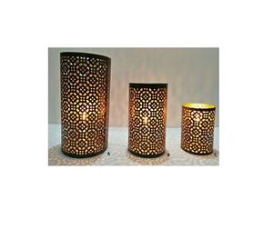 Candelabros votivos de metal pulido de primera calidad elaborados con precisión para garantizar elegancia y funcionalidad - Product Image 1