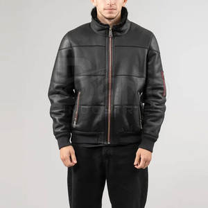 Chaquetas de Cuero Vacuno para Hombre a Precio Económico, Nueva Llegada de Invierno, Color Personalizado, Logotipo Frontal, Alta Calidad, Transpirable, Secado Rápido - Product Image 5