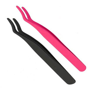 Pince à épiler applicateur de cils de bonne qualité marque privée avec emballage personnalisé en acier inoxydable pour une utilisation en beauté - Product Image 5