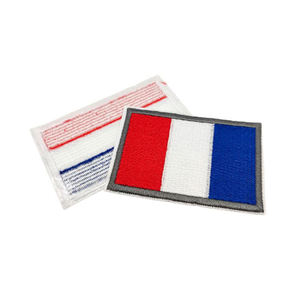 Drapeaux personnalisés en gros, patchs brodés, design, faible MOQ, logo, forme de fleur, tissu chenille pour vêtements, chapeaux, type d'utilisation - Product Image 2