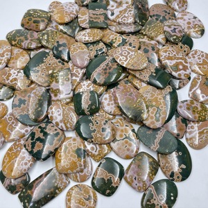 Natural Ocean Jasper Cabochon Piedra preciosa suelta para hacer joyería Hecho a mano Tamaño de mezcla y forma Suministro de piedras preciosas a granel Ocean Jasper, - Product Image 3