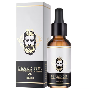 Huile de croissance de barbe à étiquette privée avec des huiles essentielles pour une barbe plus épaisse et plus volumineuse, formule nourrissante et hydratante en gros OEM - Product Image 1