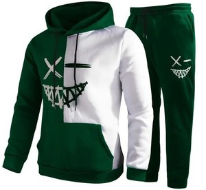 Sweat à capuche écologique pour homme et pantalon de survêtement avec poche kangourou respirant et séchage rapide - Product Image 3
