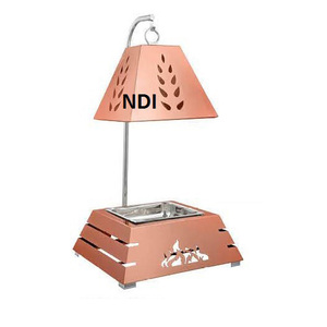 High Quality Brass Metal Chafing Dish Handcrafted Decorative Sustainable Chafing Dish Custom Shape Gold Plated Knob - Product Image 3