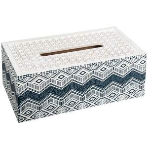 Boîte à mouchoirs en MDF pour un rangement facile, légère, portable et idéale pour les voyages ou les petits appartements - Product Image 1