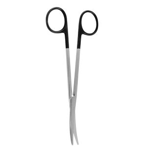 Ciseaux pour pansements personnalisés demi-noir 115mm lame incurvée vente en gros de ciseaux pour salle de chirurgie chirurgicale - Product Image 5