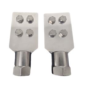 Drapeau de borne de câblage en cuivre à quatre trous en laiton à 2 trous de l'usine chinoise pour le <span class=keywords><strong>transformateur</strong></span> immergé dans l'huile - Product Image 4