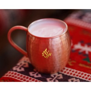 Taza de cobre puro 100%, diseño elegante, uso hecho a mano, taza de cobre de alta calidad para bebidas, Hotel, Bar, hogar, escuela, taza de cobre, suministros - Product Image 1