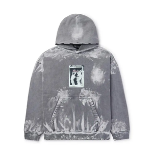 Sudadera con capucha estampada al por mayor estilo vintage tela suave adecuada para marca personalizada - Product Image 6