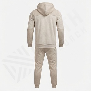 ชุดวอร์มออกกำลังกายผู้ชาย เสื้อฮู้ดแขนยาว กางเกงจ็อกเกอร์ ชุดวิ่ง ผ้าฟลีซระบายอากาศ  รับสั่งทำสีตามต้องการ - Product Image 2