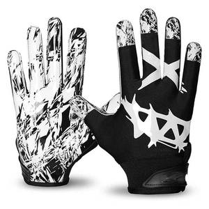 Guantes de Fútbol Americano Juveniles Más Vendidos para Adultos, Guantes de Receptor Suaves y Transpirables con Agarre Directo en la Palma - Product Image 2