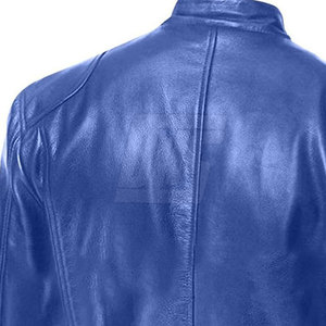 เสื้อแจ็กเก็ตหนังแฟชั่นสำหรับผู้ชายมีซิปและซับในนุ่มสำหรับทุกฤดู - Product Image 6