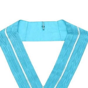 OEM ODM Service Mason Regalia collares en color personalizado con insignias bordadas - Product Image 3