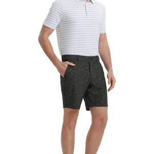 Shorts décontractés personnalisés pour hommes en tissu Oxford non tissé avec bordure en dentelle, respirants et extensibles, pour impressions artistiques, personnalisation de logo OEM et de marque pour équipes - Product Image 2