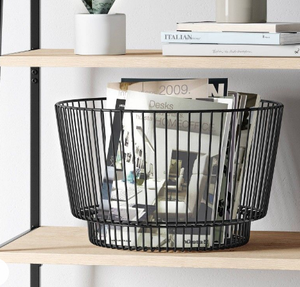 Elegant Design Home <b>Storage</b> Lightweight Rust Proof Square Shape Iron Material Strong Wire <b>Metal</b> <b>Storage</b> <b>Basket</b> - Product Image 4