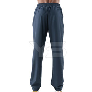 Pantalón deportivo de algodón de estilo informal para hombre, cintura media, cierre elástico, Parte delantera plana, teñido liso, servicio OEM disponible - Product Image 6