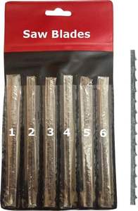 Cadre de scie à vis à tension réglable, lames de scie réglables de 2 pouces (60 mm), 144 pièces réutilisables pour le métal et les matériaux durs - Product Image 3