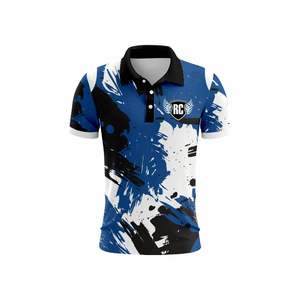 Polo OEM con logotipo personalizado para hombre, 100% poliéster, secado rápido, impresión por sublimación, ropa deportiva de alta calidad para adultos - Product Image 5