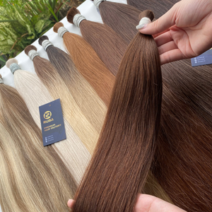 Cabello Humano Rubio al Por Mayor, 100% Cabello Vietnamita Virgen de Primera Calidad, Super Doble Trama, Natural, con Logotipo Personalizado - Product Image 6