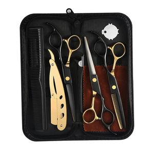 กรรไกรตัดผมระดับพรีเมี่ยมสำหรับร้านเสริมสวยระดับมืออาชีพชุดอุปกรณ์จัดแต่งทรงผมทำจากสเตนเลสสตีลมีความคม - Product Image 2