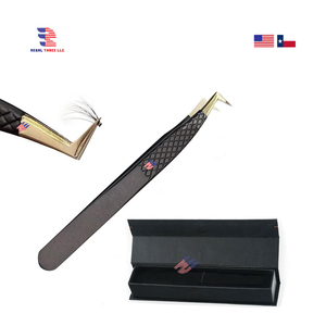 Toutes les couleurs sont disponibles Pince à épiler en acier inoxydable pour faux cils et extensions de cils Outil de beauté - Product Image 2