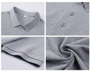 เสื้อโปโลแขนยาวสำหรับผู้ชายเสื้อเต้นสีพื้นพิมพ์ลาย - Product Image 6