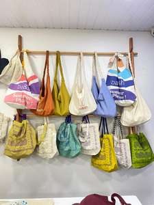 Bolso de playa de lona impreso shopper con correas de algodón fabricante y mayorista de estilo de asa de alta calidad de todo tipo de bolsos - Product Image 2