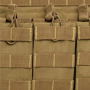 Chaleco táctico para exteriores con diseño de múltiples bolsillos, tela de malla transpirable y correas de hombro ajustables - Product Image 4