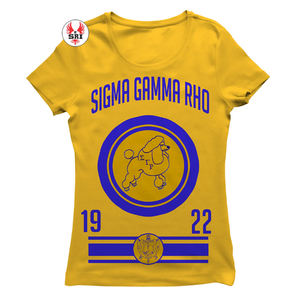 Sigma Gamma Rho Sorority Bordado Camisetas de poliéster para mujer Camiseta de algodón personalizada para damas en verano - Product Image 6