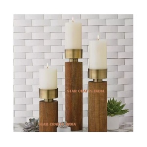 Luxury Candle Holder Customized Wholesale Candle Stand Bulk for Wedding Party Environmental Friendly Wood Latest Candle Holders - Product Image 6