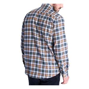 Camicia Casual da Uomo Barbour XL 4XL Blu Multicolore, a Quadri, Manica Lunga, Vestibilità Classica, in Flanella Traspirante con Bottoni - Product Image 2