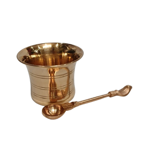 Brûleur d'encens en laiton couleur antique, style arabe islamique, pour Oud et Bakhoor, modèle Panch Puja Patra, dernière collection, vente en gros - Product Image 5