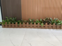 Nouveaux panneaux muraux en bois-plastique WPC modernes, revêtement en co-extrusion 219*25, fabriqués au Vietnam, faciles à assembler, respectueux de l'environnement.