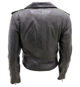 Veste en cuir pour femmes de haute qualité Street Wear élégant avec fabrication de tissu respirant veste en cuir véritable pour femmes - Product Image 2