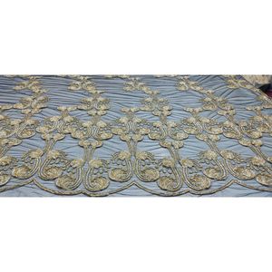 Tela de encaje con cuentas bordadas de diseñador de alta calidad para mujer, varios colores, tamaño personalizado, vestidos para ocasiones especiales, la mejor exportación - Product Image 6