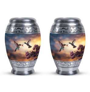 Urne colibri pour cendres élégante décorative pour le souvenir humain urnes de crémation pour adultes funérailles parfaites urnes commémoratives - Product Image 4
