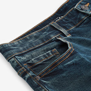 Short en jean personnalisé à la mode décontractée d'été pour hommes, séchage rapide, coton délavé foncé, taille XS, vêtements de rue à motif - Product Image 5