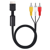 AV-zu-Cinch-Composite-Audio-Video-TV-Kabel für Playstation 1 2 3
