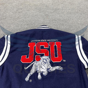 Veste universitaire Jackson State University (JSU) avec logo personnalisé, service OEM, 100% laine, broderie de qualité supérieure, hiver - Product Image 4