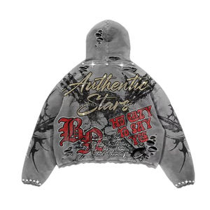 Pantalon de survêtement personnalisé noir délavé à l'acide ensemble de sweat à capuche solide style Boxy surdimensionné vintage délavé style lourd grande taille hiver - Product Image 4