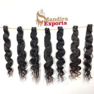 100% paquets alignés de cuticules bon marché bruts non transformés Body Wave Indian Temple Extensions de cheveux humains vierges Loose Deep Curl 8 pouces - Product Image 2